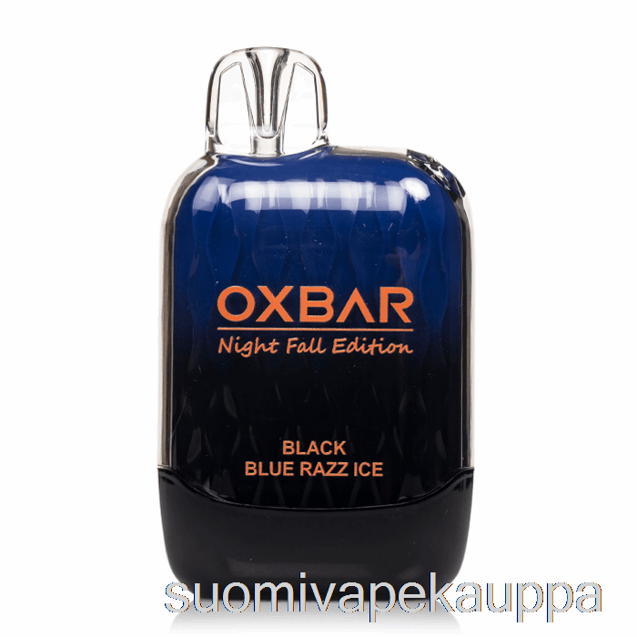 Vape Kauppa Oxbar G8000 Kertakäyttöinen Musta Sininen Razz Jää